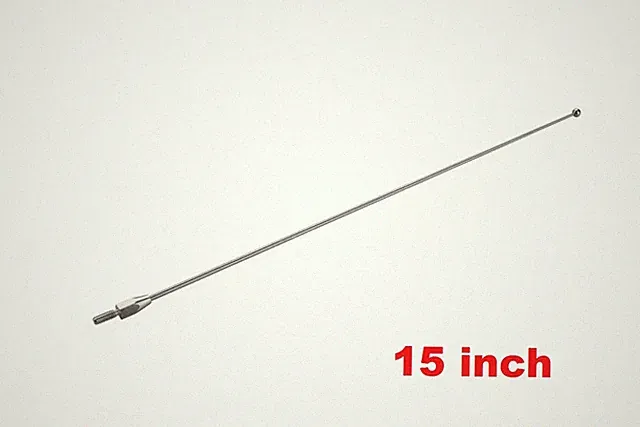15" Stainless Steel AM/FM/XM/CB Antenna Mast for Victory Cross Country 2010-2017