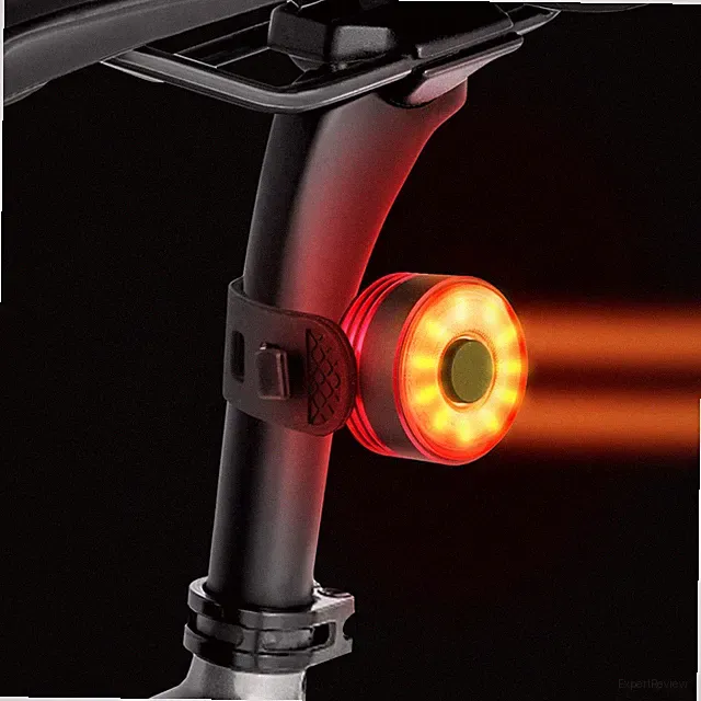 200 Lumens Bike Lights,16* LED Bike Tail Light Smart, IPX5 Waterproof, High L...