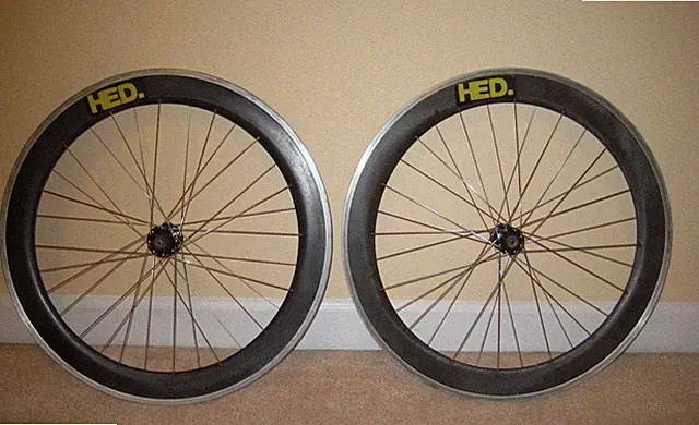 26" HED Vintage Mountain Bike Wheels Cross Country Downhill Race Deep V Clincher