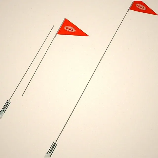 6 ft. Fiberglass Bicycle Safety Flag Bright Orange - Pack of 5 #107429