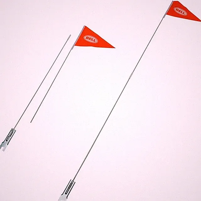 6 ft. Fiberglass Bicycle Safety Flag Bright Orange - Pack of 5 #107429