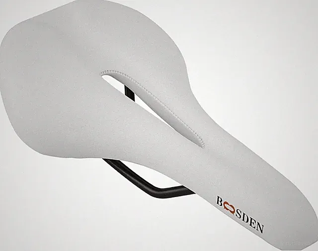 Bike Saddle, Comfortable Mountain White Bike Seat for Mens & Woman, Waterproof B