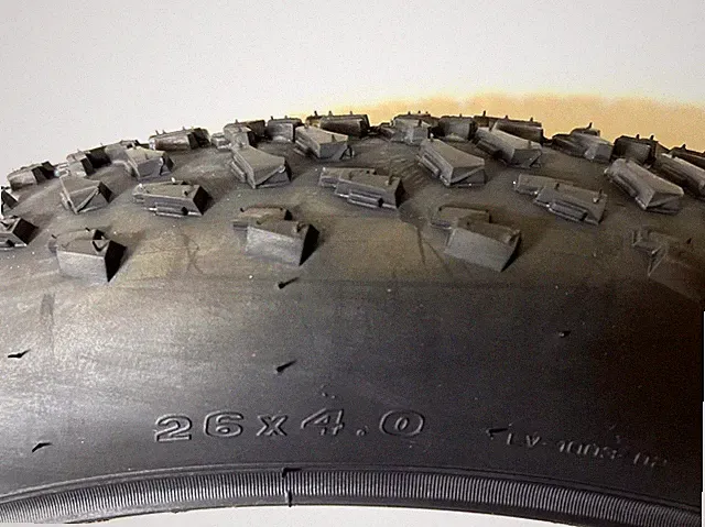 Black Cat 26”x 4” fat tire 60 TPI Cross-country Wire Bead Ebike Recommend