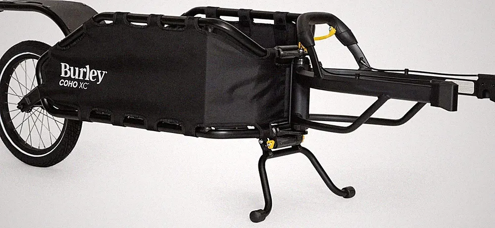 COHO XC Single Wheel Cargo Bike Trailer for Easy Hauling and Adventure