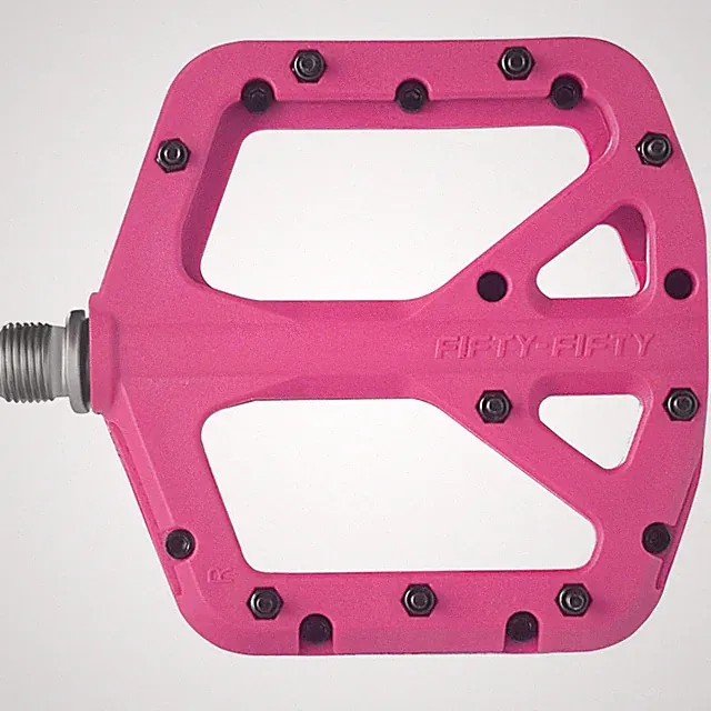Durable Mountain Bike Pedals, 9/16", Wide Flat Platform