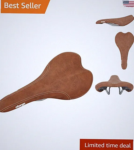 Ergonomic Dark Brown Spoon Saddle with Pressure Relief Channel - 269G Capacity
