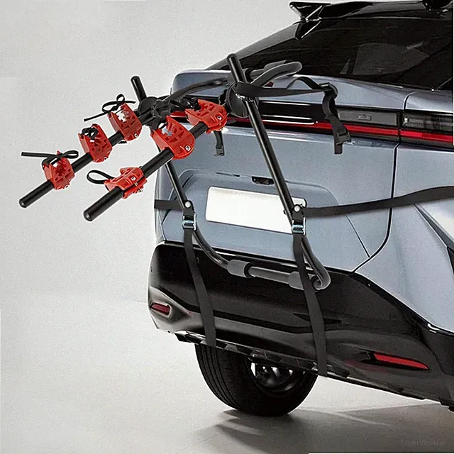 Foldable Bike Rack for Cars, 3 Bike Trunk Mount Carrier, Ultra Compact & Lightwe