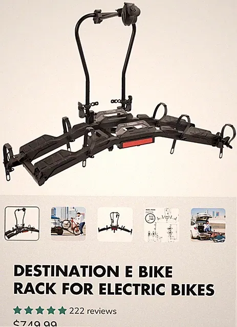 Hollywood Destination E Bike Rack