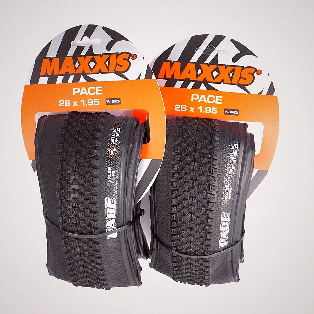 Maxxis Pace 26x1.95 MTB Mountain Cross Country Bicycle Foldable Tire - 2 tires