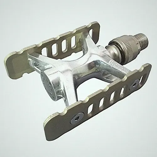 MKS (Mikashima) Pedal promenade Easy [PROMENADE Ezy] Titanium color left and rig