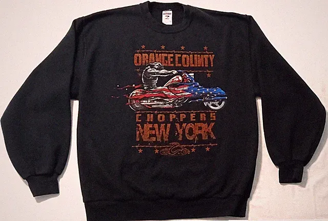 Orange County Choppers Sweatshirt Size Large Biker Motorcycle OCC New York VGC