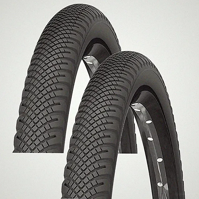Pack of 2 Michelin Country Rock Tire 26 x 1.75 Clincher Wire Steel Black