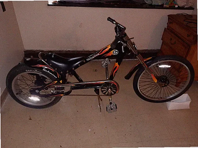 Red Schwin stingray orange county chopper bicycle OCC.