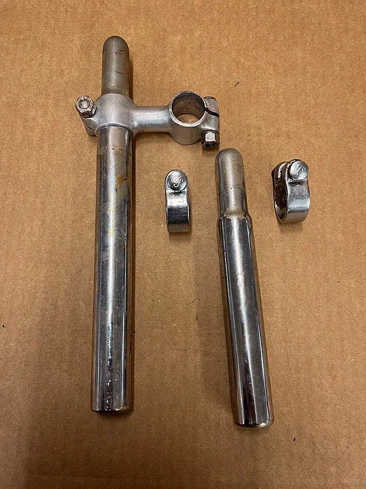 Schwinn 1956 Town & Country Tandem Bicycle Both Seat Posts & Post Clamps