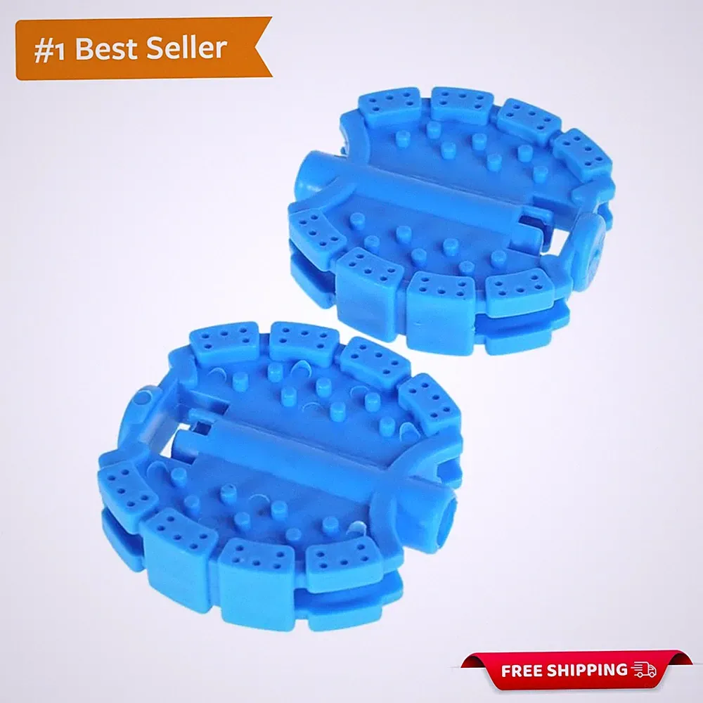 Smooth Cycling Experience with Non-Slip Kids' Bicycle Pedals - Blue, 70x61mm