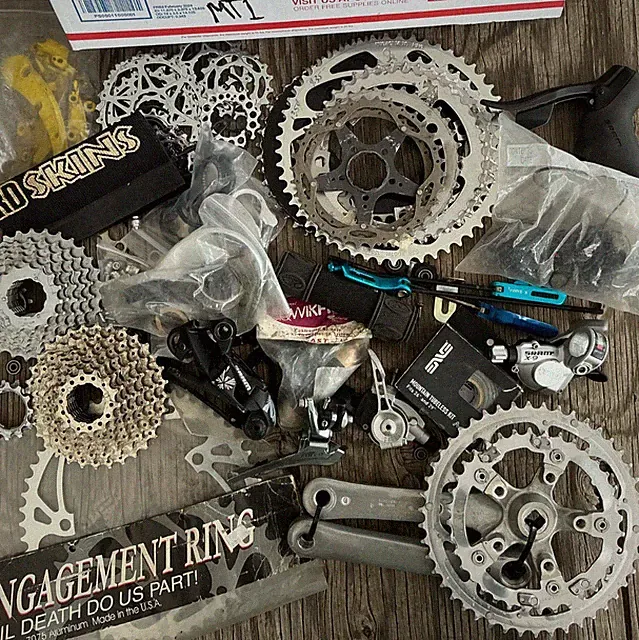 Vintage MTB1 ChainRings Cassette Crank RoadBike Shimano XT Sram Mountain Bicycle
