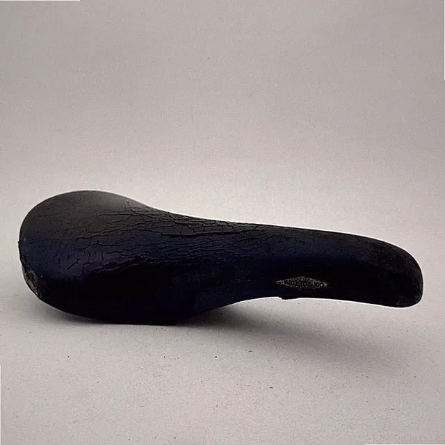 Vintage Selle San Marco Rolls Bicycle Saddle Seat Black Road Racing Italy A88