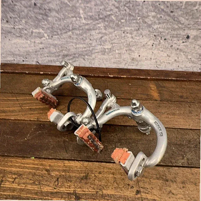 Vintage Universal Super 68 Caliper Brakes Set Silver Road Bike Side Pull Italy